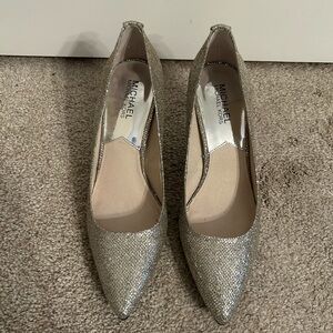 Michael Kors Glittering Silver Heels